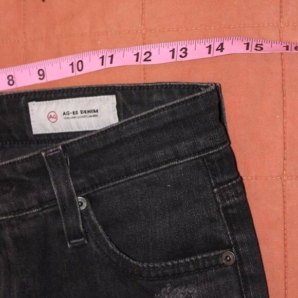 Ag Adriano Goldschmied The Sophia Ankle Vintage High Waisted Skinny Jeans Sz 28 - Picture 12 of 13